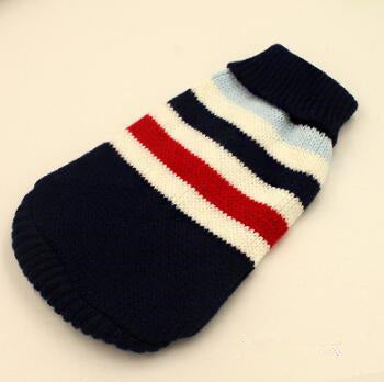 Dog Sweater, Pet Clothing, Knitted Pet Outfit