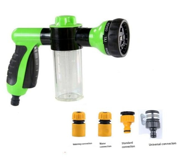 Pet Dog Wash Outdoor, High-Pressure Pet Shower Sprayer Dog Shower Brush And Pet Grooming Comb For Watering Flowers, Car Washing, Pet Bathing